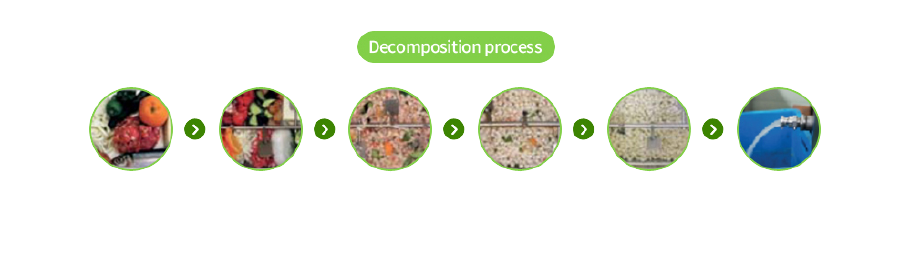 Composting food waste process